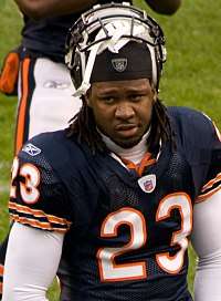 Devin Hester playing for the Chicago Bears in 2008
