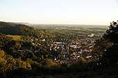 An elevated view of Heppenheim from the North-East.