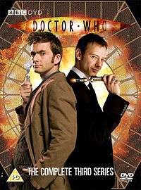 Doctor Who Series 3 DVD box set cover art