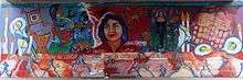 La Ofrenda: mural depicting Dolores Huerta by Yreina Cervantez