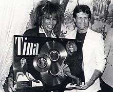 Don Grierson with Tina Turner.