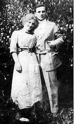 Photo of Dora and Robert Barnstone circa 1910.
