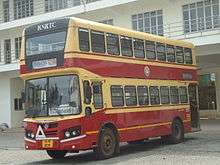 Double Decker bus in Angamali Bus Station
