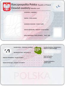 Polish national ID card