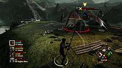 Screenshot photograph of gameplay