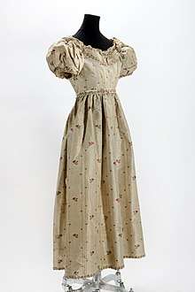 Early 19th century dress.