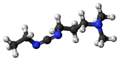 Ball-and-stick model of the EDC molecule