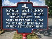 Early settlers of Greene, NY.