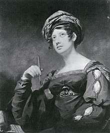 Portrait of Lady Eliza Maria Gordon-Cumming painted by  Henry Raeburn between 1815 and 1823