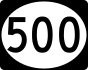 Mississippi Highway 500 marker