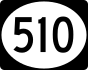 Mississippi Highway 510 marker