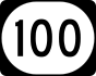 Kentucky Route 100 marker