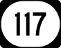 Kentucky Route 117 marker