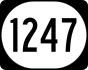 Kentucky Route 1247 marker