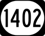 Kentucky Route 1402 marker