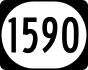 Kentucky Route 1590 marker