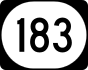Kentucky Route 183 marker