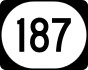 Kentucky Route 187 marker