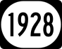 Kentucky Route 1928 marker