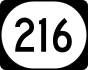 Kentucky Route 216 marker