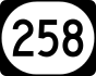 Kentucky Route 258 marker
