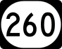 Kentucky Route 260 marker
