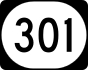 Kentucky Route 301 marker