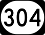 Kentucky Route 304 marker