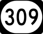 Kentucky Route 309 marker