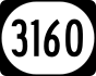 Kentucky Route 3160 marker