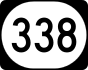 Kentucky Route 338 marker