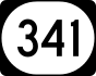 Kentucky Route 341 marker