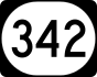 Kentucky Route 342 marker