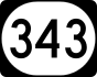 Kentucky Route 343 marker