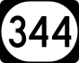 Kentucky Route 344 marker