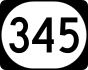 Kentucky Route 345 marker