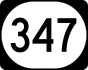Kentucky Route 347 marker