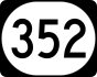 Kentucky Route 352 marker