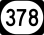 Kentucky Route 378 marker