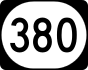 Kentucky Route 380 marker