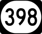 Kentucky Route 398 marker