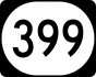 Kentucky Route 399 marker