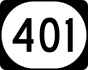 Kentucky Route 401 marker