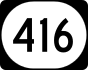 Kentucky Route 416 marker