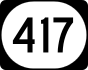 Kentucky Route 417 marker