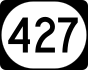 Kentucky Route 427 marker