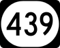 Kentucky Route 439 marker