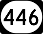 Kentucky Route 446 marker