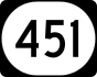 Kentucky Route 451 marker