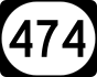 Kentucky Route 474 marker